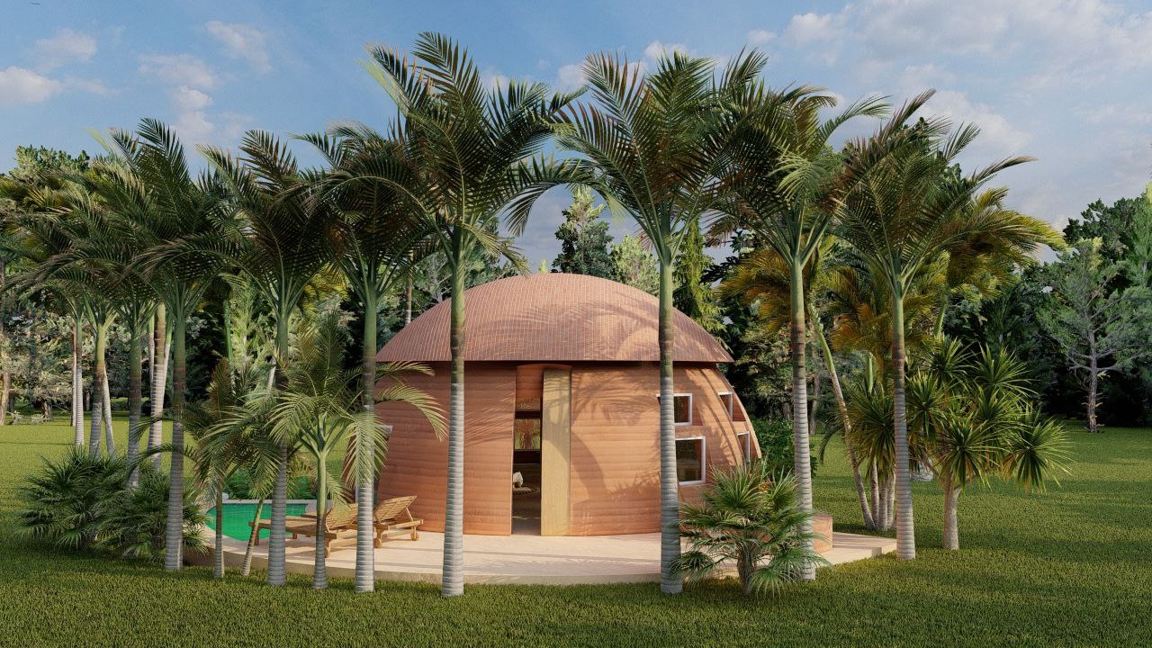 Luxury Rammed Earth Cabin